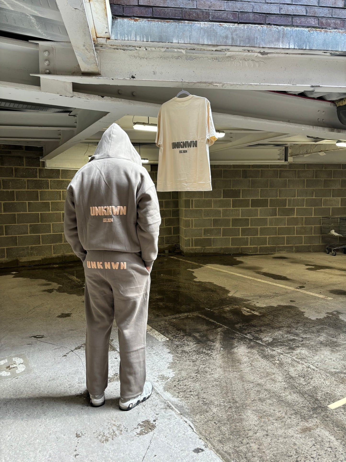 Heavyweight Zip Up Hoodie - Khaki