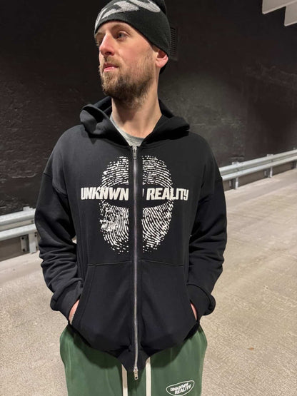 HEAVYWEIGHT BLACK HOODIE